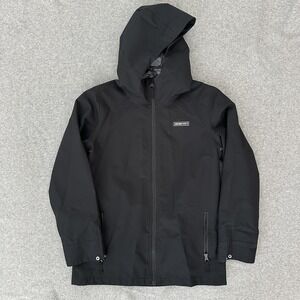 Obermeyer Jacket Youth XL Black Hooded Soft Shell Heritage Collection Technical